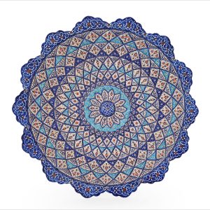 Embossed Minakari Plate